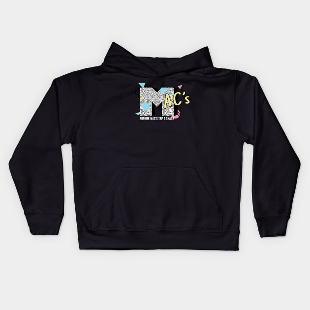 Arthur MAC's 90s TV Black Shirt Kids Hoodie by ArthurMacs